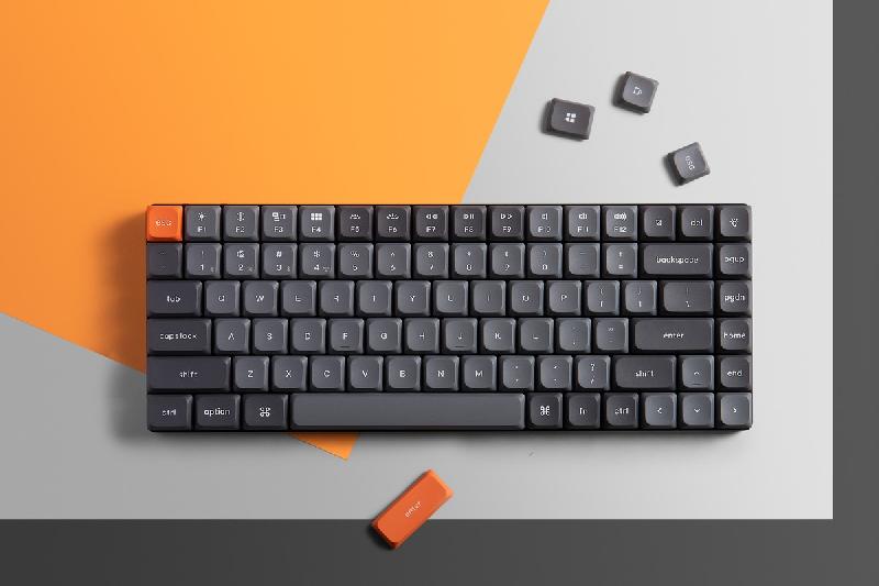 Клавиатура Keychron K3 Max, 84 клавиши, RGB-подсветка, Gateron Blue Switch
