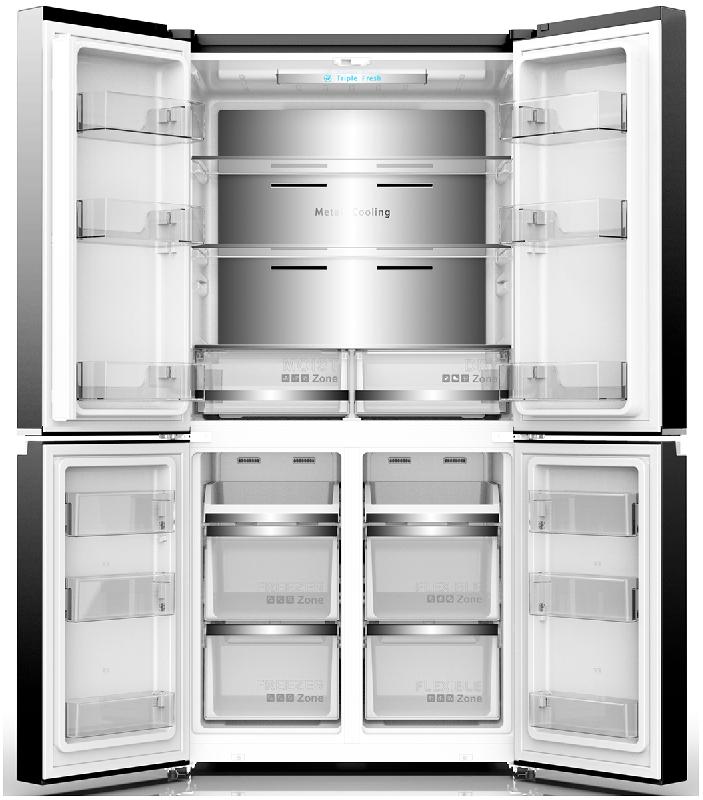 Многокамерный холодильник Gencool GDCD-595WL черный