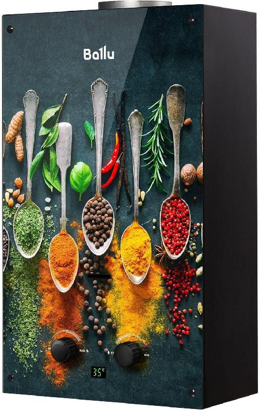 Водонагреватель газовый BALLU GWH 10 Fiery Glass Curry