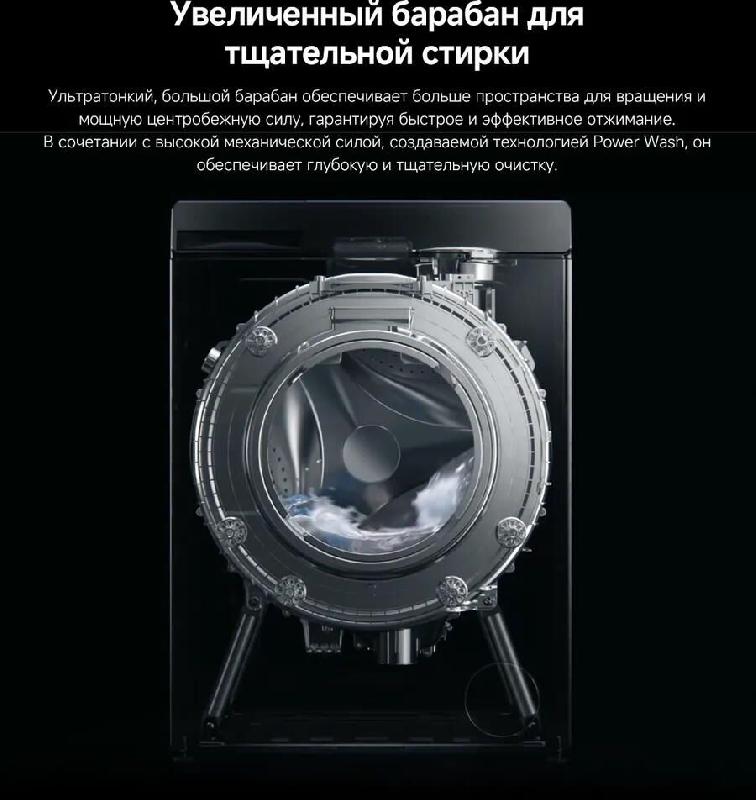 Стиральная машина Xiaomi Mijia WD105MJA11KZ пан.англ. кл.:A фронт. макс.:10.5кг (с сушкой) серебрист QMP4638KZ