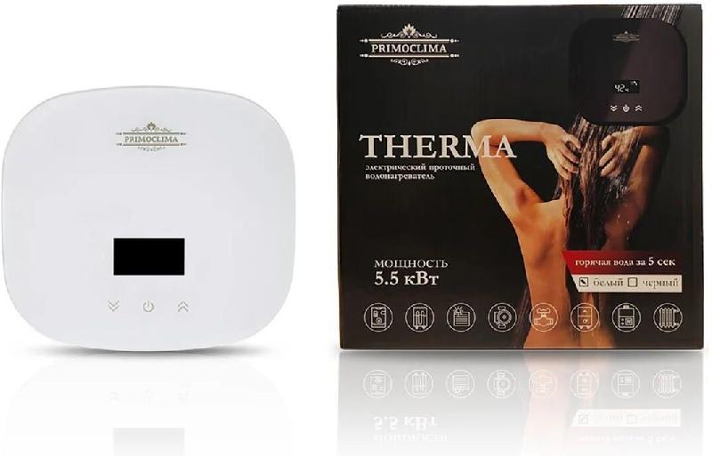 Водонагреватель проточный PRIMOCLIMA THERMA 5.5 кВт, белый