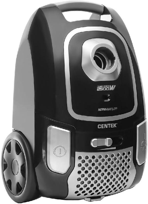 Пылесос CENTEK CT-2519 черный/хром