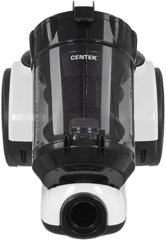 Безмешковый пылесос CENTEK СТ-2528 белый/черный