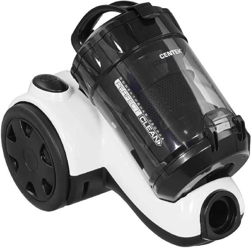 Безмешковый пылесос CENTEK СТ-2528 белый/черный