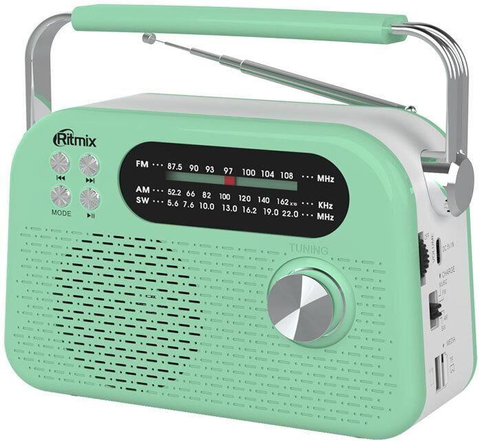 Аудиосистема Ritmix Радиоприемник RPR-045 MINT