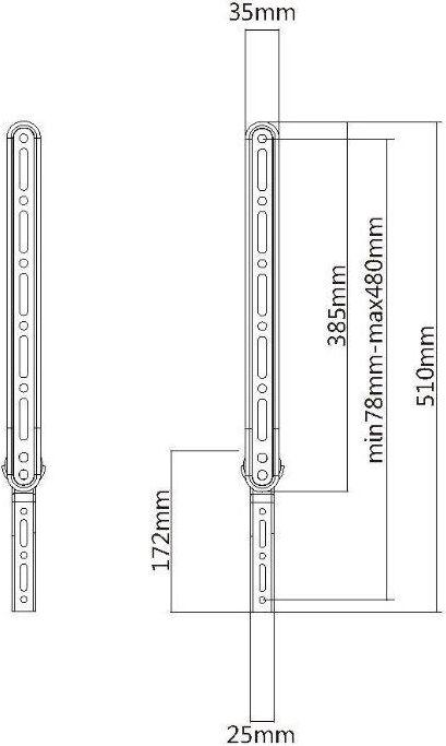 Акустика Ultramounts Кронштейн UM504 для 23"-65"