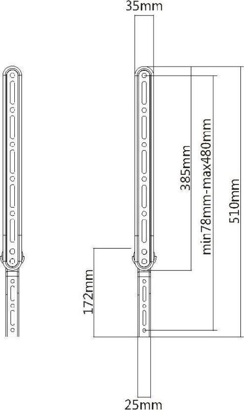 Акустика Ultramounts Кронштейн UM504 для 23"-65"