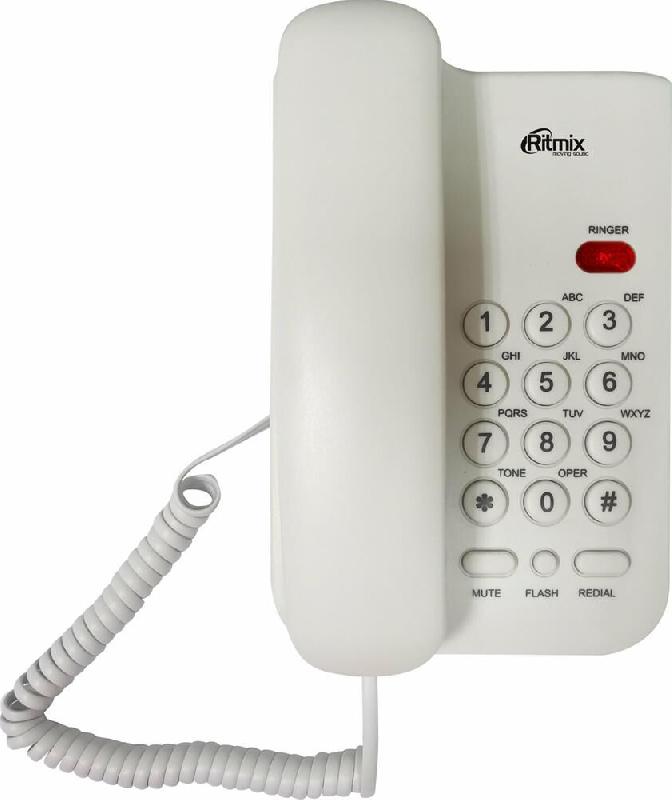 Телефон Ritmix RT-311 белый