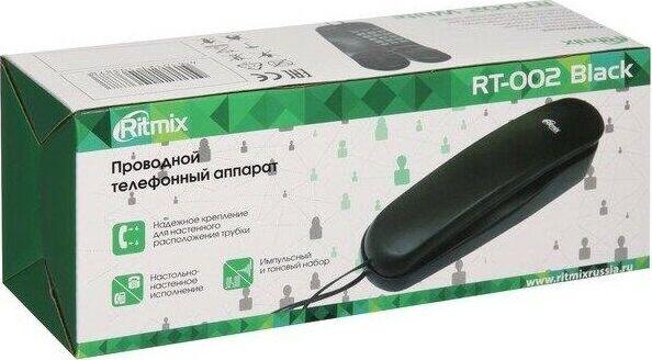 Телефон Ritmix RT-002 чёрный
