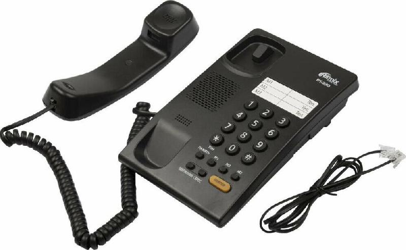 Телефон Ritmix RT-330 чёрный