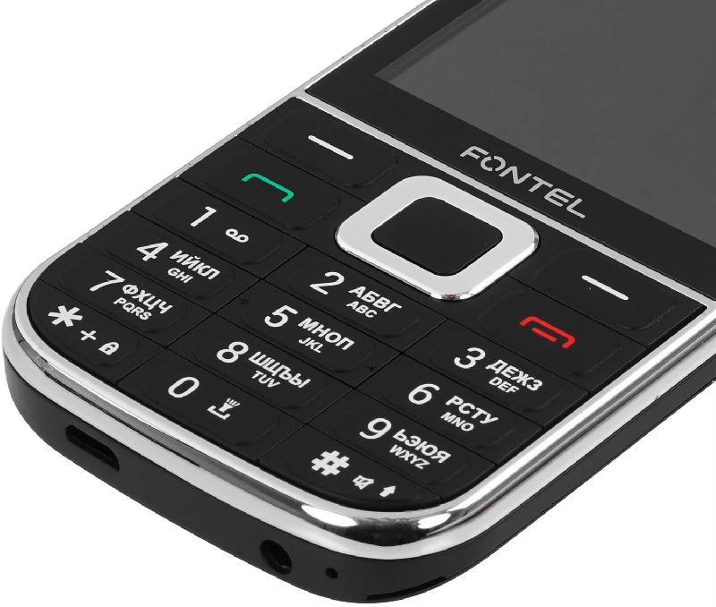 Телефон мобильный FONTEL FP350 черный