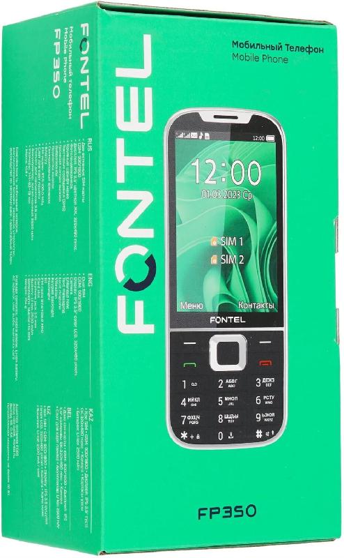 Телефон мобильный FONTEL FP350 черный