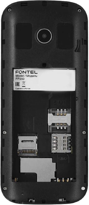 Телефон мобильный FONTEL FP350 черный
