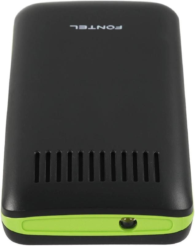 Телефон мобильный FONTEL FP210 черный-зеленый