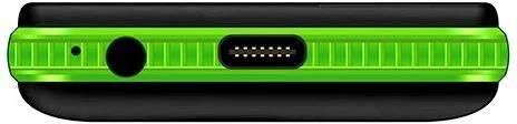 Телефон мобильный FONTEL FP110 черно-зеленый