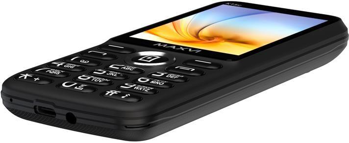 Телефон мобильный MAXVI K15c black