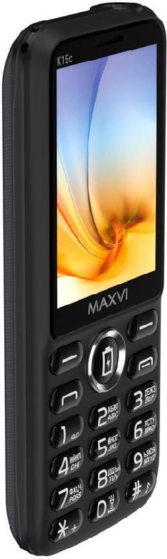 Телефон мобильный MAXVI K15c black