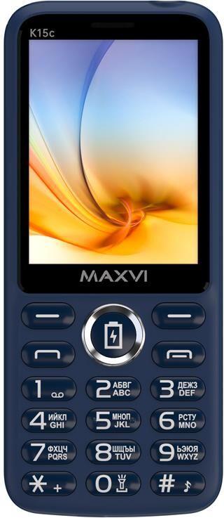 Телефон MAXVI K15c синий