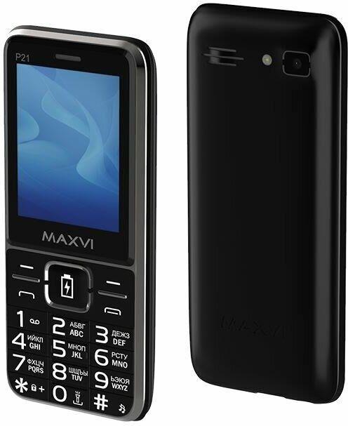 Телефон мобильный MAXVI P21i Black