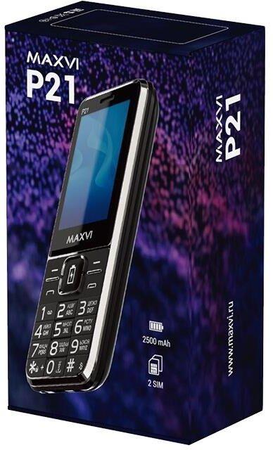 Телефон мобильный MAXVI P21i Black