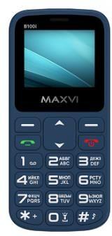 Телефон мобильный MAXVI B100i Blue