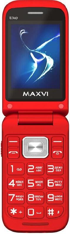Телефон мобильный MAXVI E5 up Red