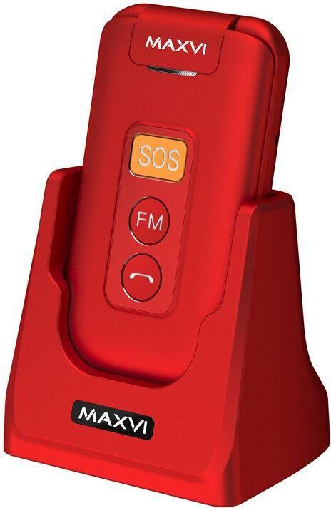 Телефон мобильный MAXVI E5 up Red