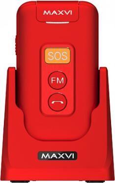 Телефон мобильный MAXVI E5 up Red