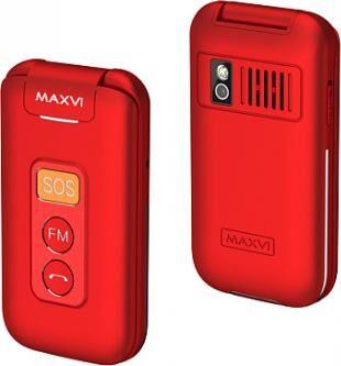 Телефон мобильный MAXVI E5 up Red