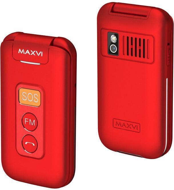 Телефон мобильный MAXVI E5 up Red