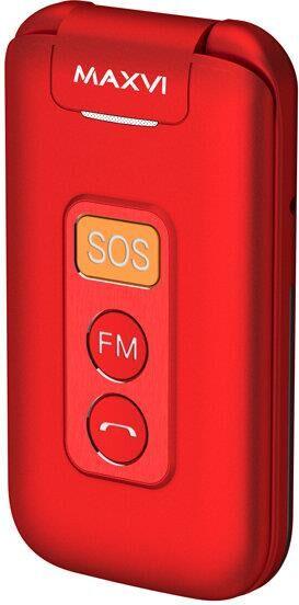 Телефон мобильный MAXVI E5 up Red