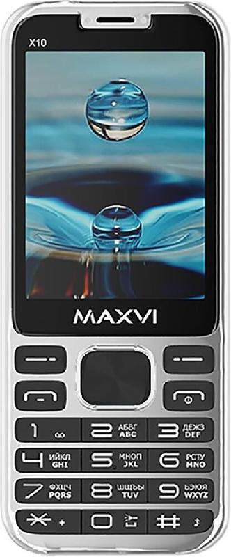 Телефон мобильный MAXVI X10i Metallic Silver
