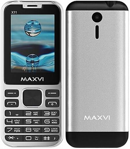 Телефон мобильный MAXVI X10i Metallic Silver