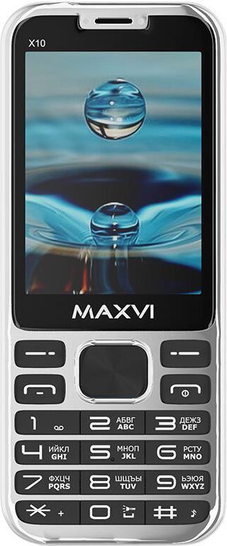 Телефон мобильный MAXVI X10i Metallic Silver