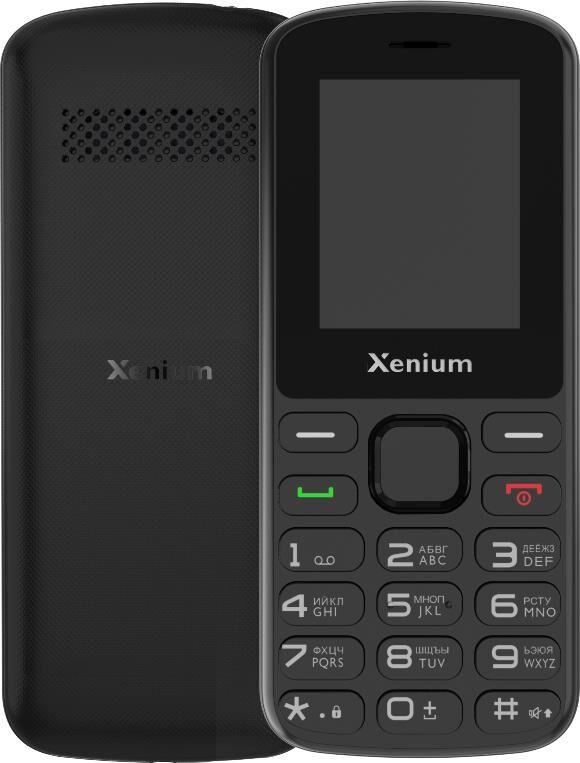 Телефон мобильный XENIUM X170 Black