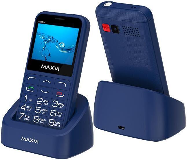 Телефон мобильный MAXVI B231ds Blue