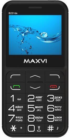 Телефон мобильный MAXVI B231ds Black
