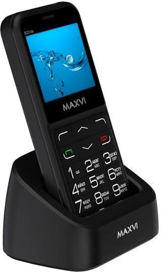 Телефон мобильный MAXVI B231ds Black