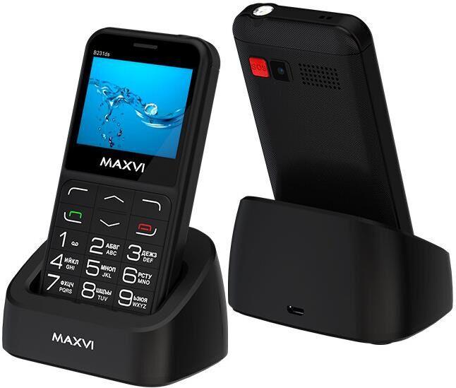 Телефон мобильный MAXVI B231ds Black