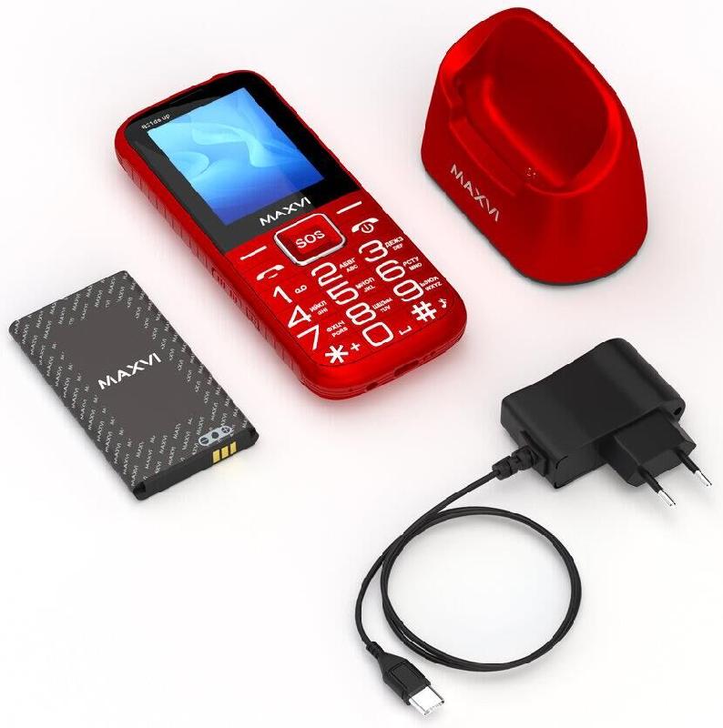 Телефон мобильный MAXVI B21ds up Red
