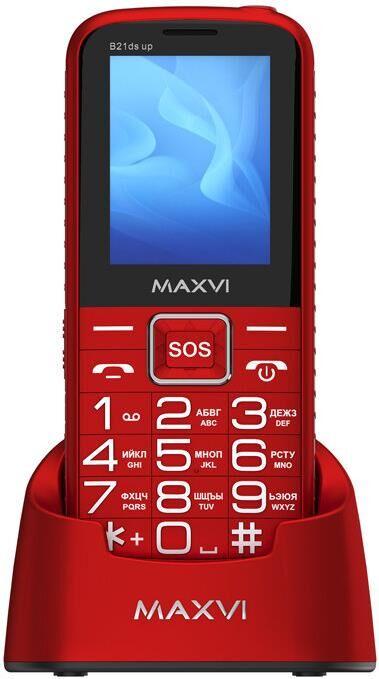 Телефон мобильный MAXVI B21ds up Red