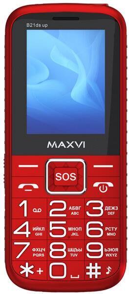 Телефон мобильный MAXVI B21ds up Red
