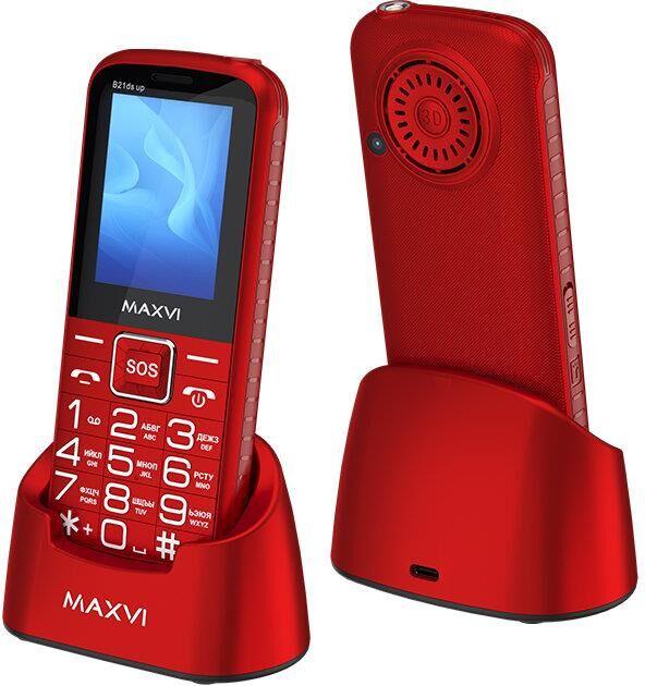 Телефон мобильный MAXVI B21ds up Red