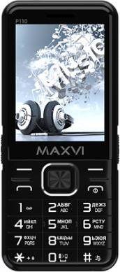 Телефон мобильный MAXVI Р110 Black