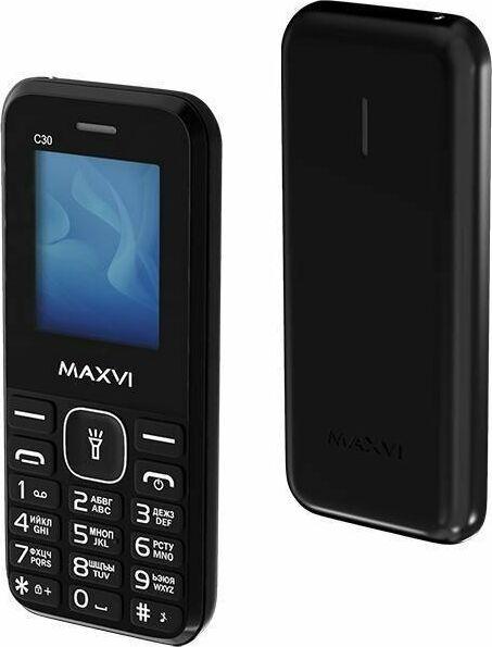 Телефон мобильный MAXVI C30 Black