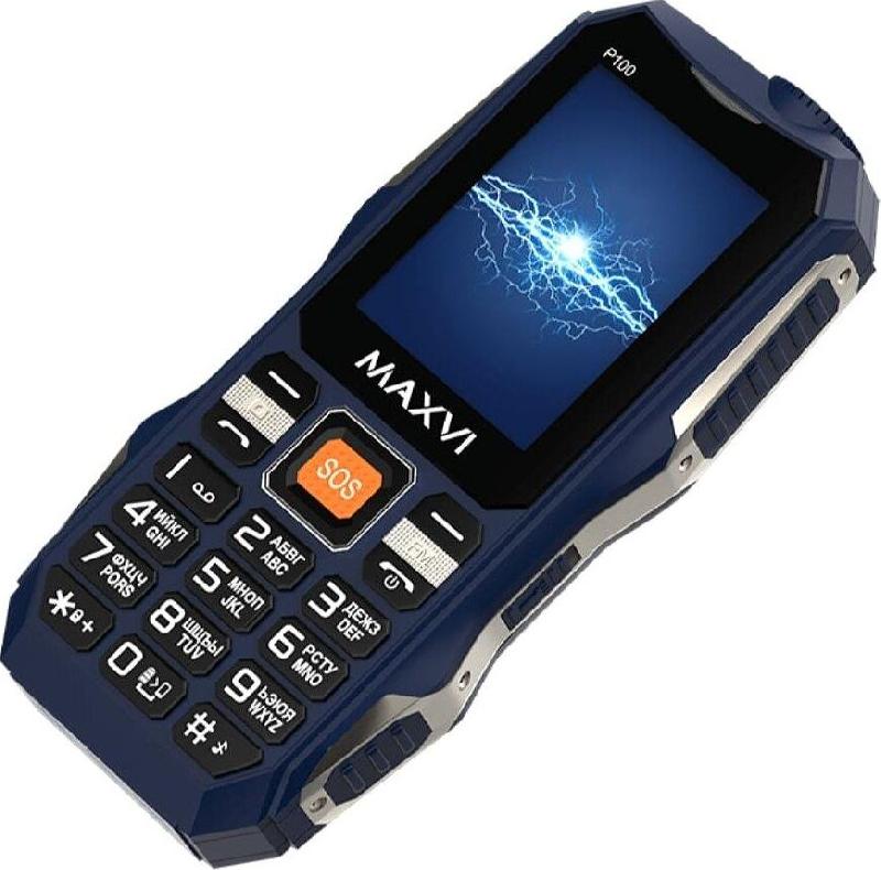 МОБИЛЬНЫЕ ТЕЛЕФОНЫ СТАНДАРТ GSM MAXVI P100 BLUE