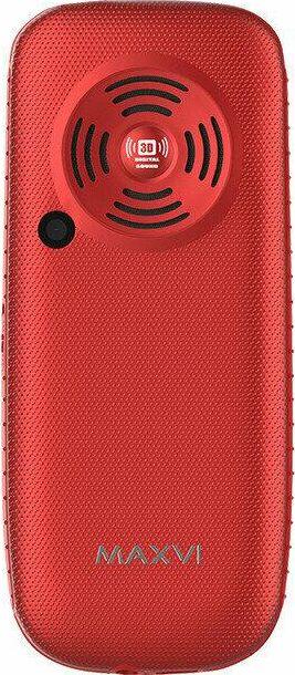 МОБИЛЬНЫЕ ТЕЛЕФОНЫ СТАНДАРТ GSM MAXVI B9 RED (2 SIM)