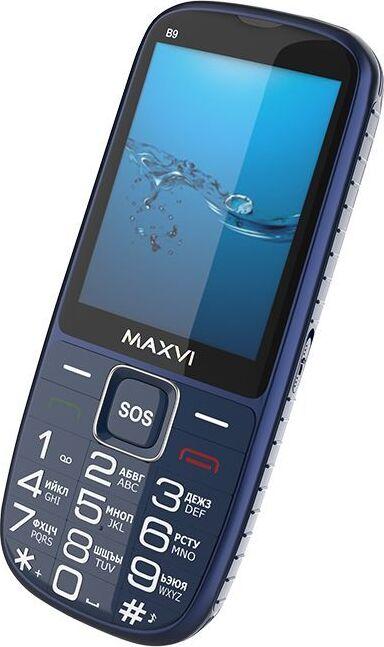 МОБИЛЬНЫЕ ТЕЛЕФОНЫ СТАНДАРТ GSM MAXVI B9 BLUE (2 SIM)