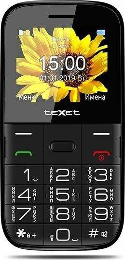 Телефон мобильный TEXET TM-B227 Black