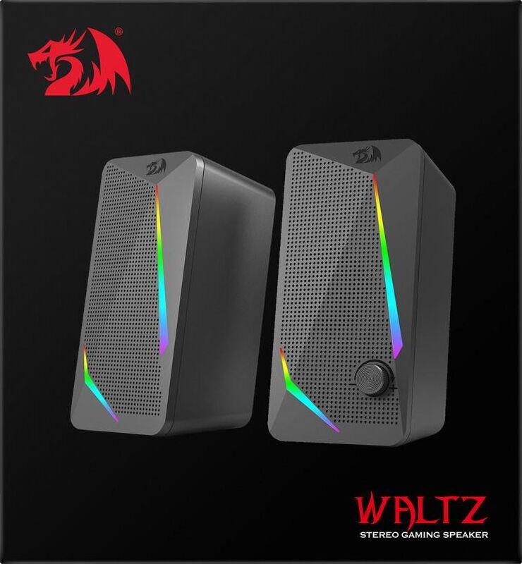 Акустика Redragon Акустическая система (78144) Waltz USB + 3.5 jack, RGB 2.0